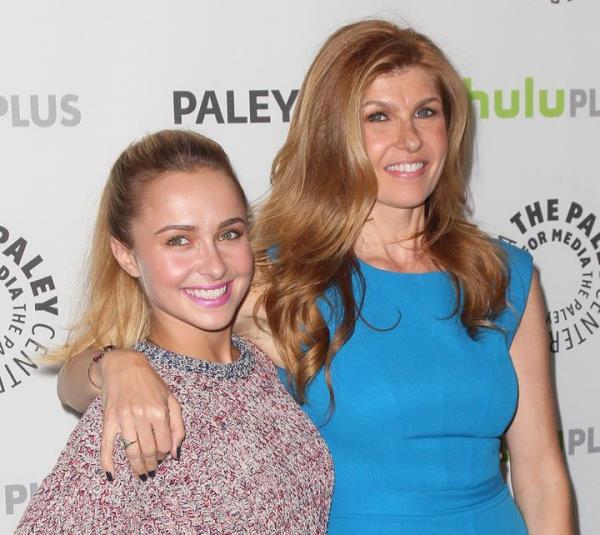 Hayden Panettiere, left, and Connie Britton appear in Beverly Hills, California, in 2013 for an event honoring